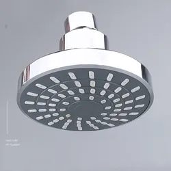 Shower Head Sprayer Adjustable Rainfall Wall-Mounted Bathroom Fixture Faucet Top Nozzle Single Head Bathhouse Hotel Shower New