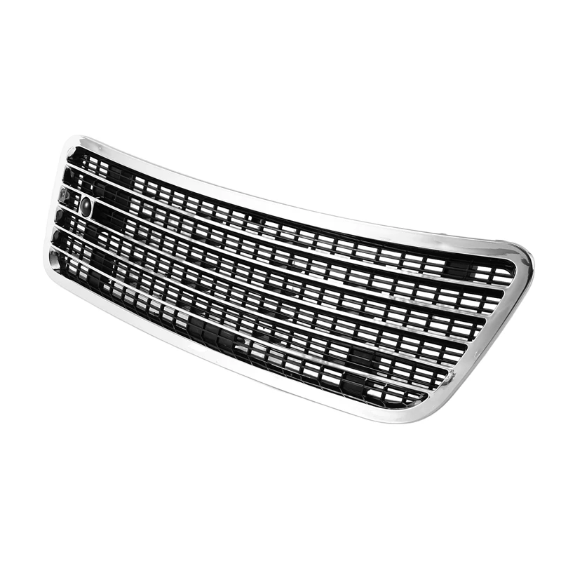 Car Front Bonnet Hood Air Vent Grille Upper Silver For Mercedes Benz S CLASS W221 2007-2013 2218800205 2218800305 Car Supplies