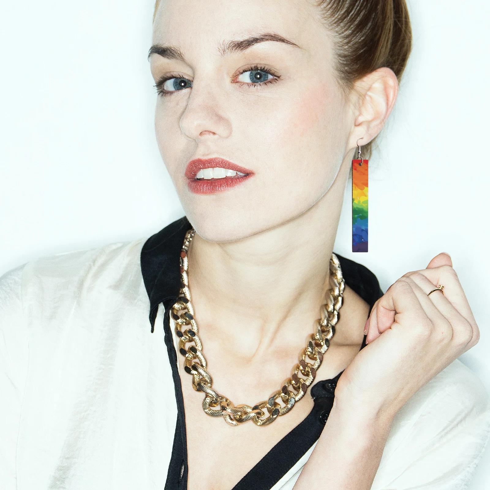 

1Set DIY Earring Making Kit Wooden Earring Blanks Unfinished Wood Cutouts Jewelry Supplies for Women Handcrafted Fashion