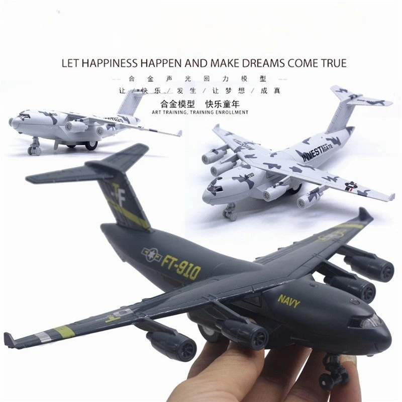 

Alloy aircraft model C-17 transport belt display aerial passenger aircraft model lighting and music