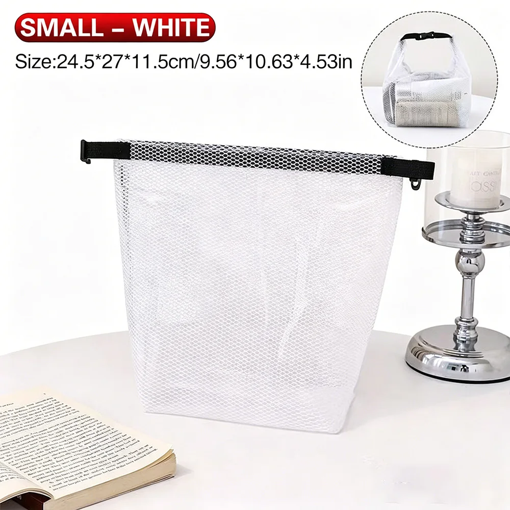 Faltbare Wasserdichte Aufbewahrungstasche mit Kordelzug Große Kapazität Sport Fitness Schwimmen Reise Toilettenartikel Organizer Beutel – Detail 8