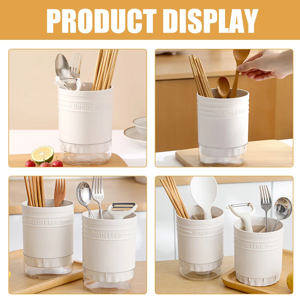 Cutlery Storage Box Sturdy Utensil Holder Accessories Dinnerware Organizer Tool