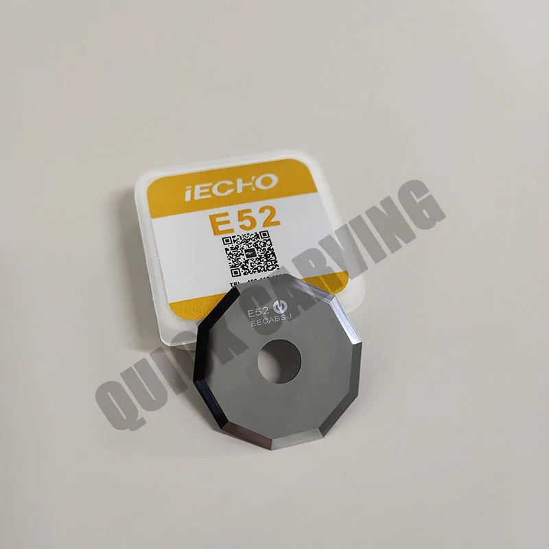 10PCS IECHO E50 E51 E52 E56 E57 Original Vibration Blade Carbide Oscillating Cutting Knife Rotary Blade Circular Cutter