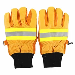 Guantes de extintor de incendios forestales, ignífugos, resistentes al desgaste, guante de rescate de bombero, cuero de vaca resistente a altas temperaturas, nuevo