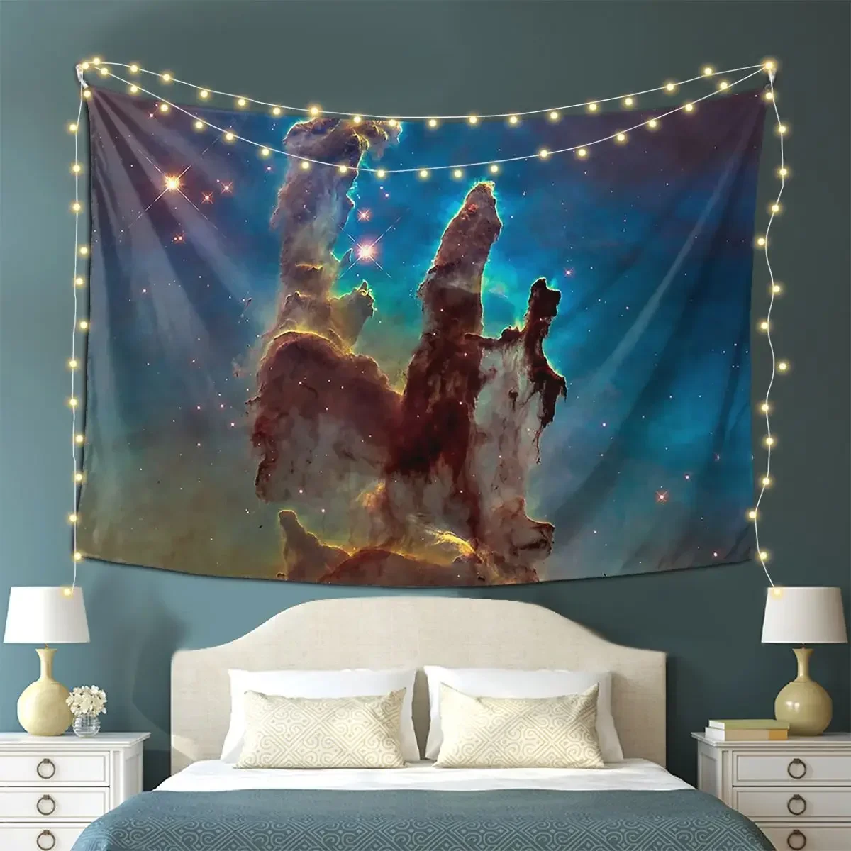 Pillars Of Creation Tapestry Decoration Art Aesthetic Tapestries for Living Room Bedroom Decor Home Wall Cloth Wall Hanging