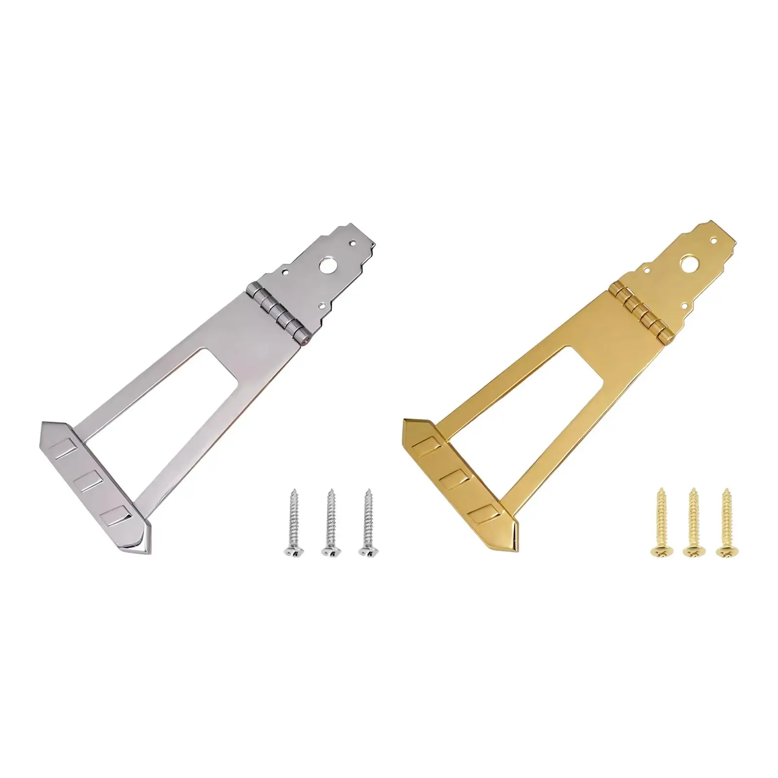 

Replacement Guitar Trapezoid Tailpiece Bridge Accessory Zinc Alloy for Music Lovers and Acoustic Guitar Supplies