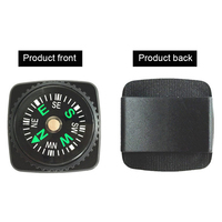 Mini Wristband Compass Portable Detachable Compass Outdoor Camping Hiking Travel Emergency Survival Navigation Tool