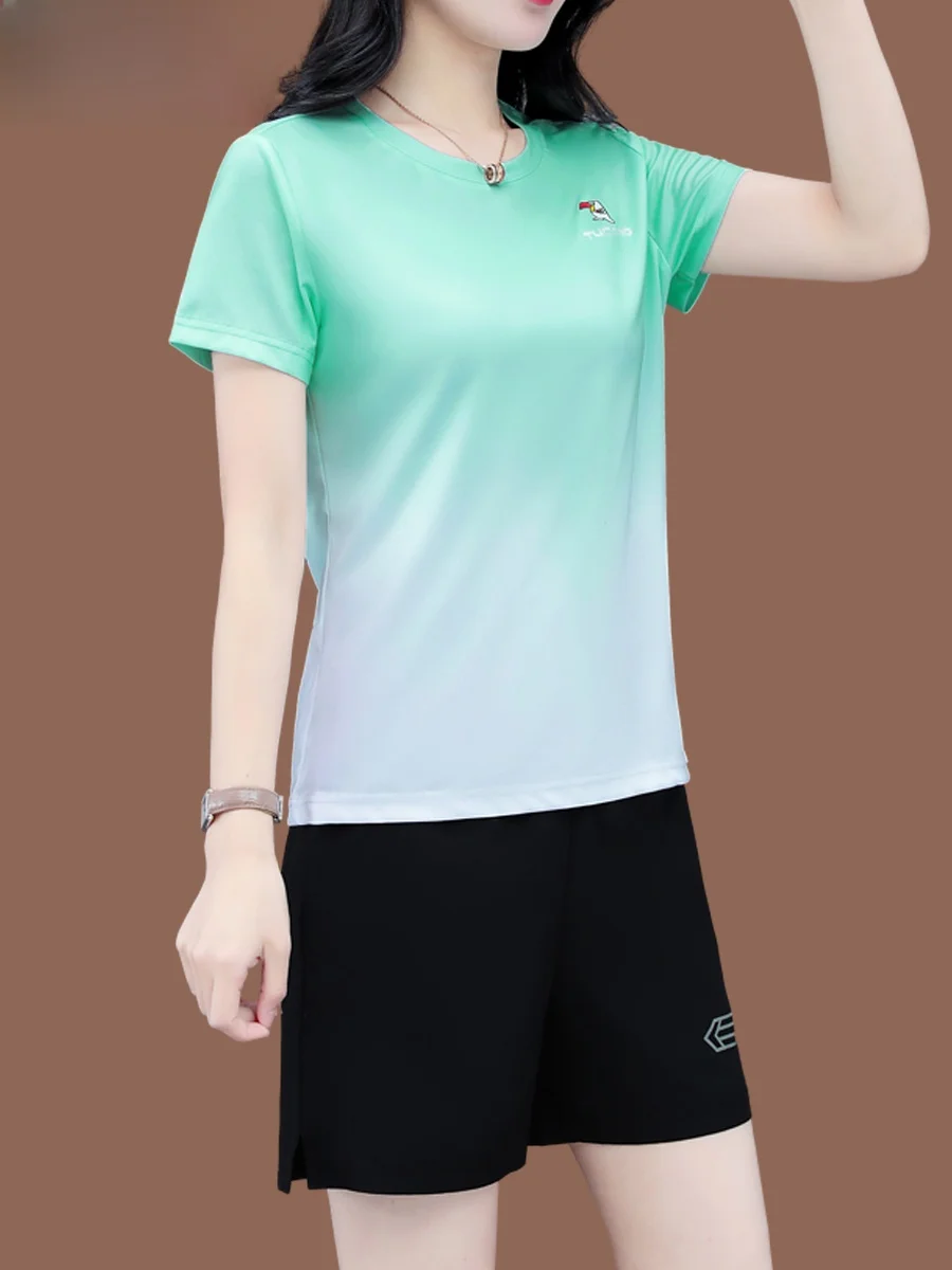 Conjunto Deportivo TUCANO Woodpeer Qui Dry para Mujer, Verano 2025, Estilo Casual, para Fitness, Running, Conjunto de Dos Piezas