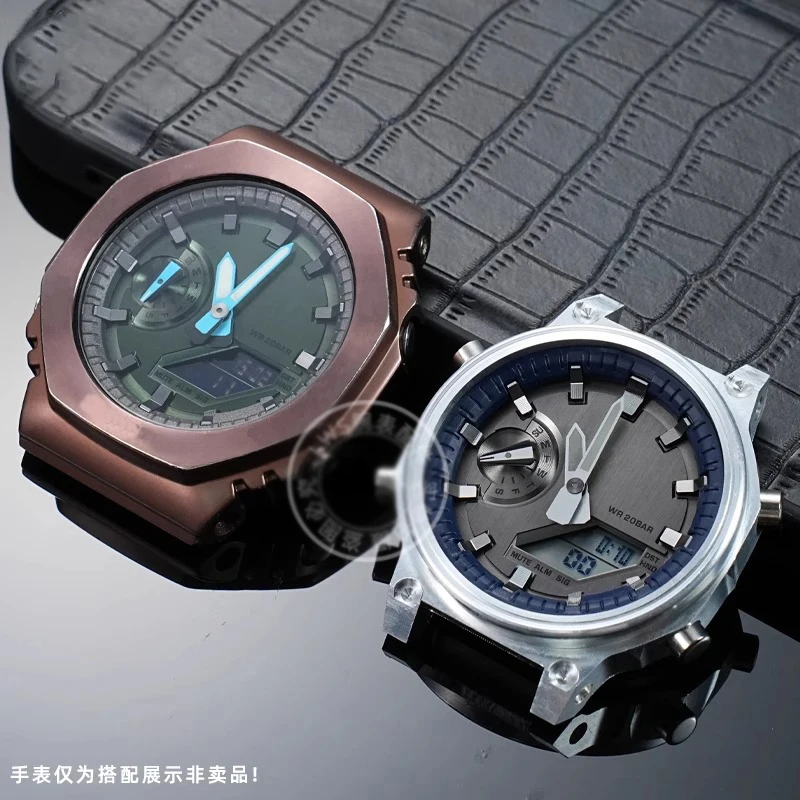 สําหรับ Casio G-SHOCK GM-2100 Scale วงกลม DIY GM2100 Casioak Shadow ภายใน Marker แหวนดัดแปลงพลาสติกซิลิโคนนาฬิกาอุปกรณ์เสริม