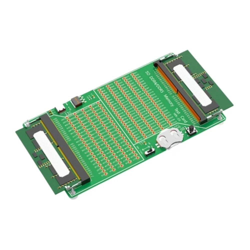 2 in 1 SO-DIMM Tester for DDR4 and DDR5 Laptops with LED Fault Display and Dual Power Options For Type-C or Battery