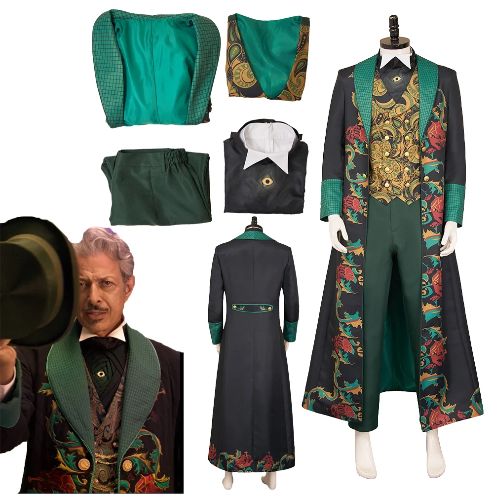 

2025 фильм злой косплей замечательный волшебник одежда мужская вечерние маскировка ролевая игра костюм на Хэллоуин карнавальный наряд костюмы