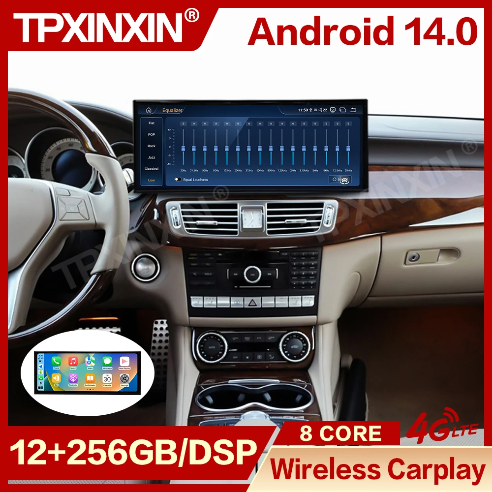 

Qualcomm Android Multimedia For Benz CLS W218 2010 2011 GPS NavigationCar Radio Coche With BT 5.0 Wifi Stereo Receiver Head Unit