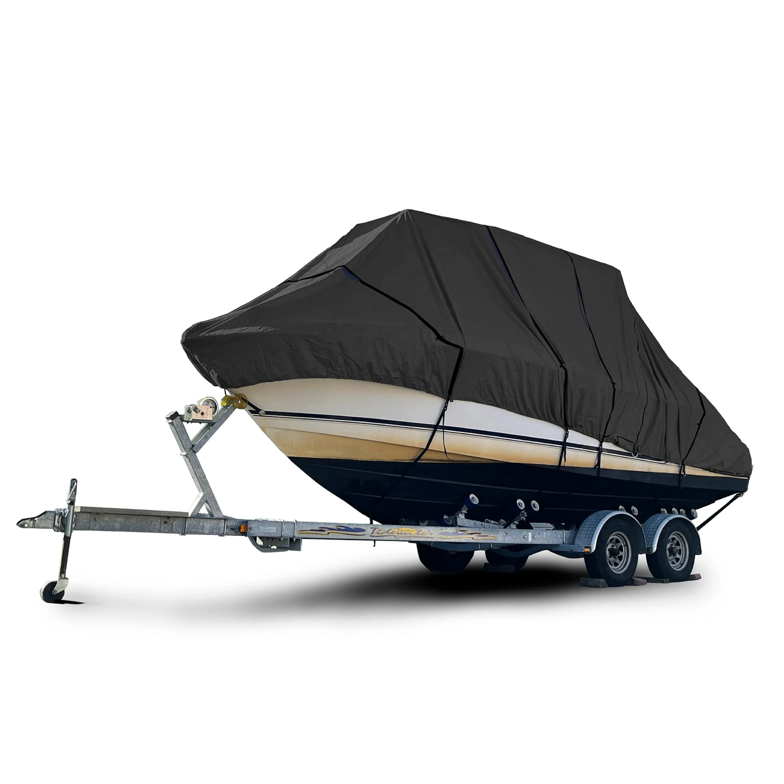 

STLF [BEST SELLER]600D Oxford Heavy Duty T-top Boat Cover 24FT