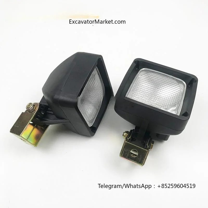 High Quality For Hyundai headlight 60-80-110-150-215-225-VS-7-9 toolbox light work light high quality excavator accessories