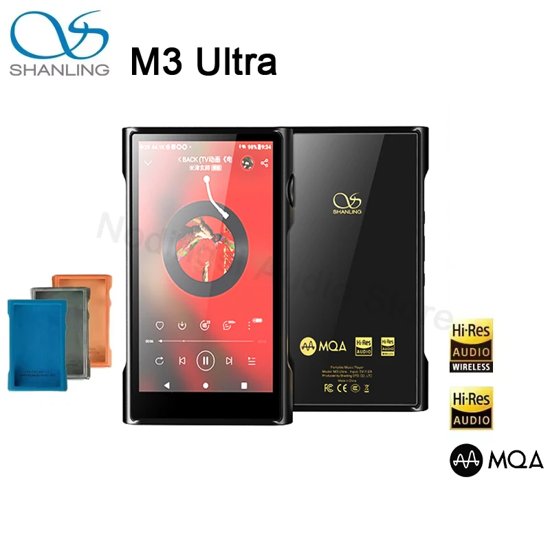 

SHANLING M3 Ultra MP3 Player Portable Music Player HiFi Hi-Res Audio MP3 Player Bluetooth M3U DAC Dual ES9219C Chips Android 10