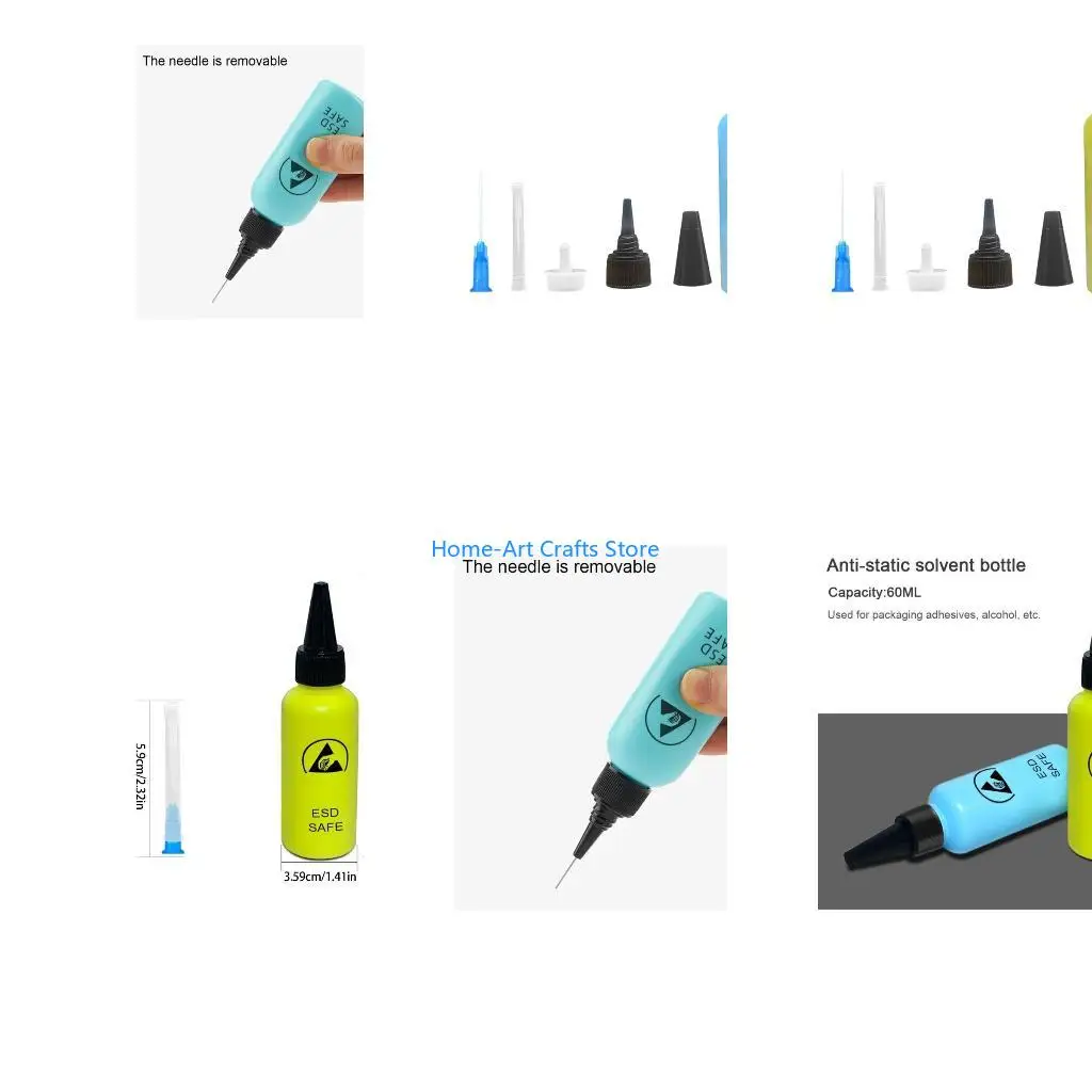Y3NA Stainless Steel Needle Anti Static Glues Droppers for Phone Electronics Board