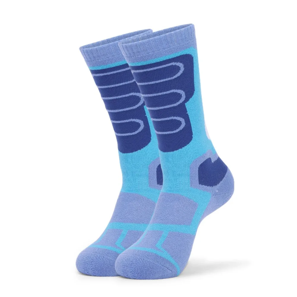 Children Ski Socks High Quality Thermal Warm Winter Long Stock Kid Sport Sock Children Snowboard Sock Outdoor Leg Warmer Cloth