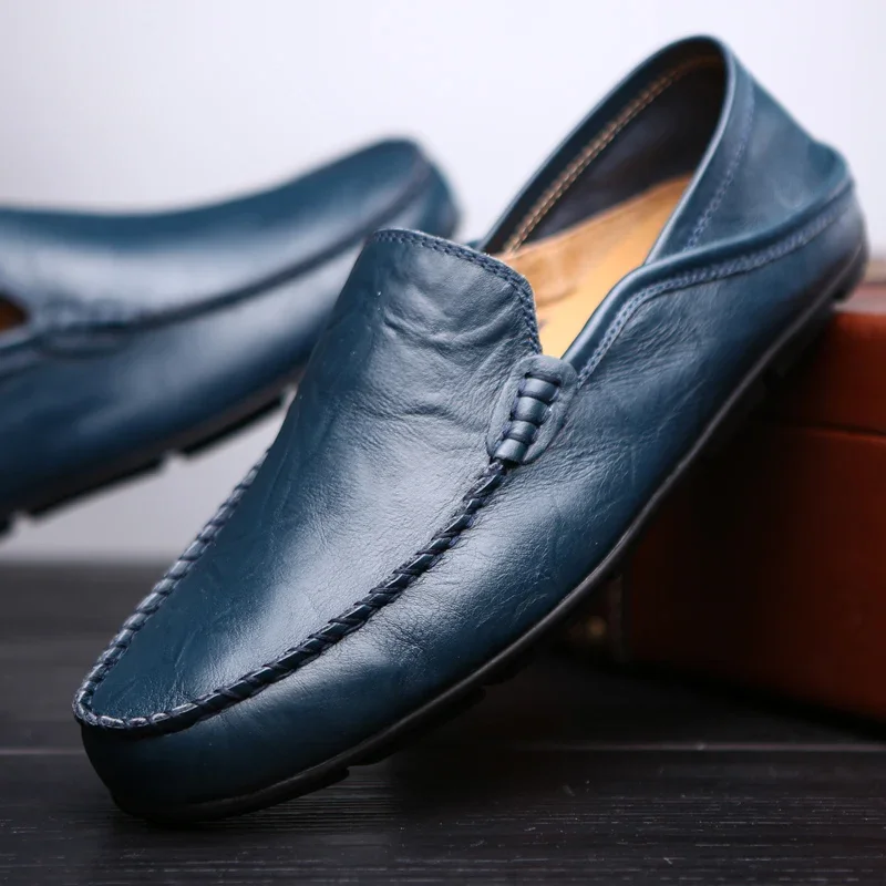 Zapatos informales para hombre, Calzado cómodo, italiano, formal, 2024