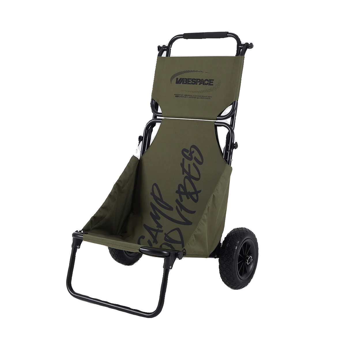 

Folding cart outdoor camping storage camping chair handling portable shopping travel small trailer
