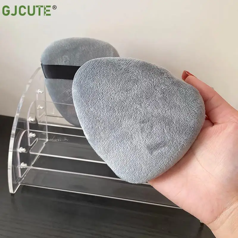 Mini pó triangular para mulheres, esponja de maquiagem lavável, sopro de fundação, liquidificador de beleza reutilizável, acessórios cosméticos 1pc