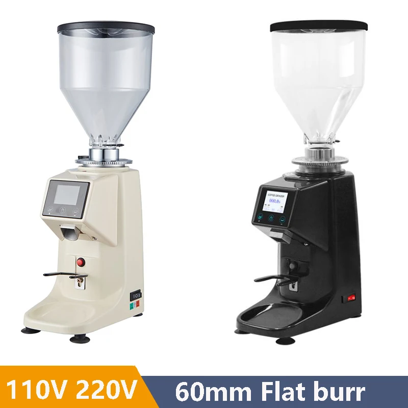 110V 220V Professional Espresso Coffee Grinder Bean Machine Electric Flat Blade Coffee Mill Bean Grinder