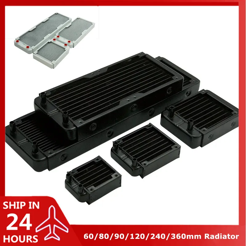Radiatore di raffreddamento ad acqua per PC in alluminio per CPU GPU RAM dissipatore di calore scambiatore ventola di raffreddamento 60/80/90/120/240/360mm nero/bianco - AliExpress 7 Radiatore di raffreddamento ad acqua per PC in alluminio per CPU GPU RAM dissipatore di calore scambiatore ventola di raffreddamento 60/80/90/120/240/360mm nero/bianco - AliExpress 7