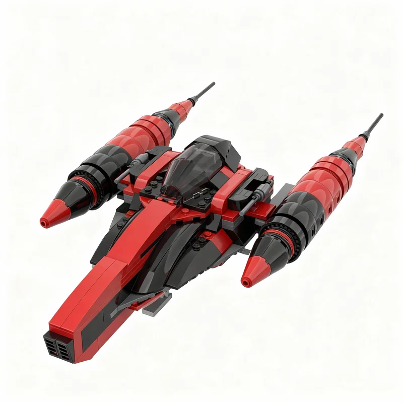 

363pcs MOC Starbolt Interceptor Star Battle Model Building Blocks Construction Toy Christmas Gifts DIY Creative Idea Education