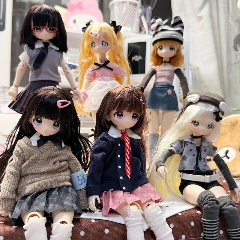 

Оригинальная коллекционная фигурка Hot Don't Touch My Bangs Series 1/6: электронный питомец MJD Mystery Box, шарнирная кукла с волосами, аниме-фигурка, модель-игрушка