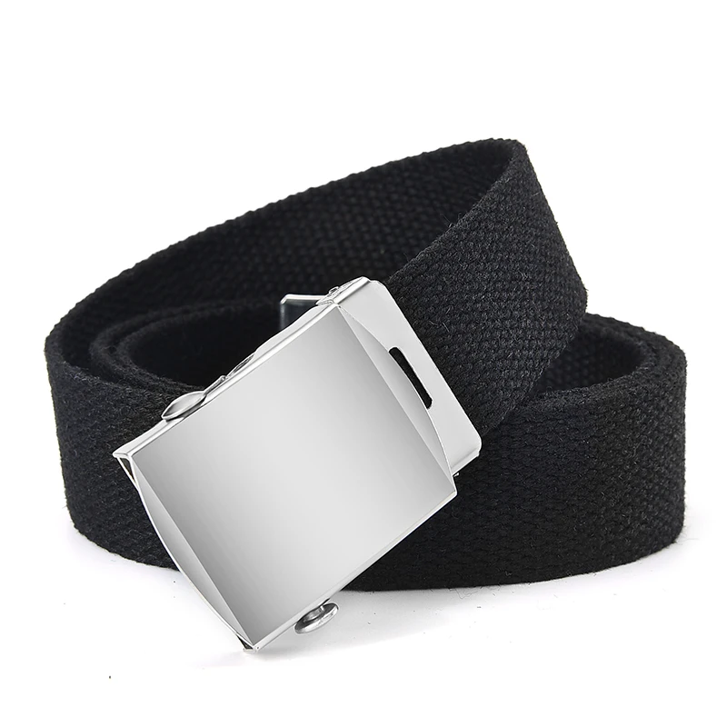 1 قطعة موضة جديدة للجنسين التكتيكية حزام خصر الجينز الذكور عادية الرجال النساء حزام قماش 3.0 سنتيمتر حزام الخصر Ceinture فام أحزمة #3