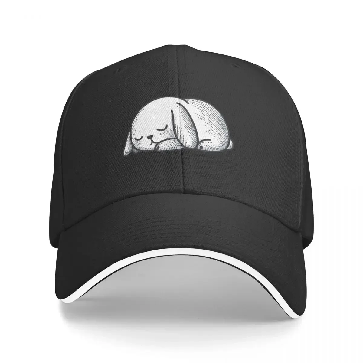 

New Sleepy Bunny being Lazy Baseball Cap Snapback Cap funny hat party hats Gentleman Hat Hat Female Men's