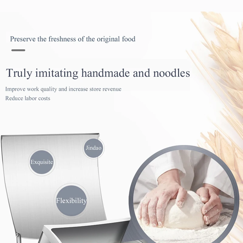 Mezclador de masa eléctrico, máquina amasadora, fermentación automática de harina, Mezclador de alimentos de acero inoxidable