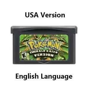 بطاقة وحدة التحكم في ألعاب الفيديو ، سلسلة البوكيمون ، خرطوشة ألعاب GBA ، صاروخ عالي الجودة ، راديكالي غير مقيد ، Gaia Quetzal لـ GBA ، 32 بت