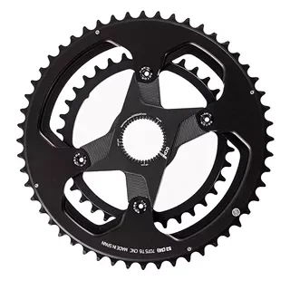 3D Crank BCD Straight Mounted Double Link Elliptical Rotor Double Link 50/34 Suitable for 2NPOWER Rotor Crank Set