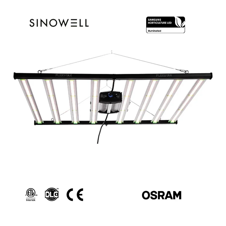 Flexstar Daisy-Chain 430W 645W 720W Full Spectrum Dimmable Best Led Grow Light for Indoor Grow Room