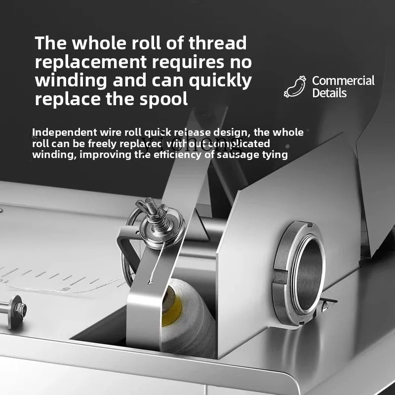 XL Electric Automatic Sausage Tying Machine Sausage Binding Line Machine Sausage Tying Quantitative Sectioning Machine