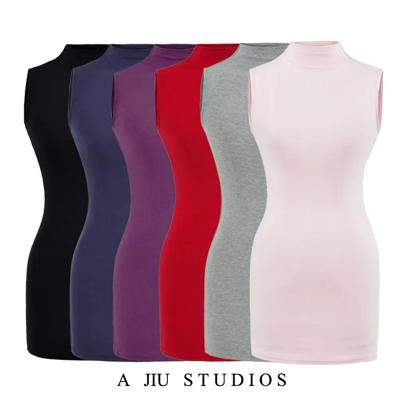 

Сексуальное женское летнее платье-жилет с высоким воротником, утягивающее талию, с короткой юбкой, в стиле Hot Girl, модное.