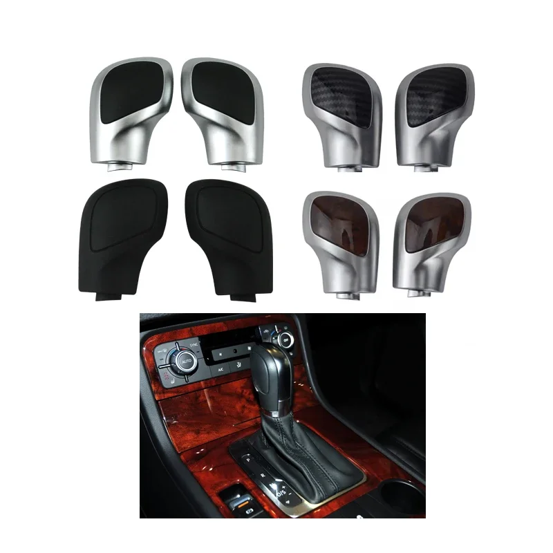 Czarna gałka zmiany biegów pokrywa boczna do Volkswagen Touareg 2011 2012 2013 2014 2015 2016 2017 2018