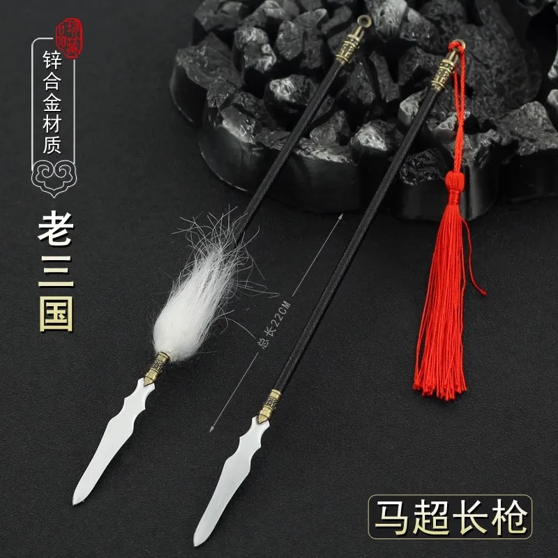 

1/6 Soldier Miniature Cold Weapons Ma Chao Long Spear Model Toy Fit 12'' Action Figure Body In Stock