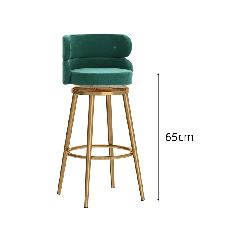 Home Bar Chair Step Stool Kitchen Counter Stools Barbershop Backrest Modern Salon Chairs Lightweight Luxury Beauty Design Nordic