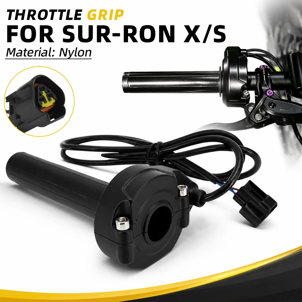 Handlebar Accelerated Handle Throttle Throttle Turn Grip For Surron Light Bee X & S Electric Dirt Bike E-bikes Motorcycles Parts