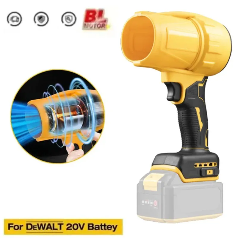 

Подходит для Dewalt 20 В, аккумуляторная воздуходувка, струйный турбовентилятор, портативный жестокий вентилятор, высокоскоростная воздушная тряпка для очистки клавиатуры, волос автомобиля