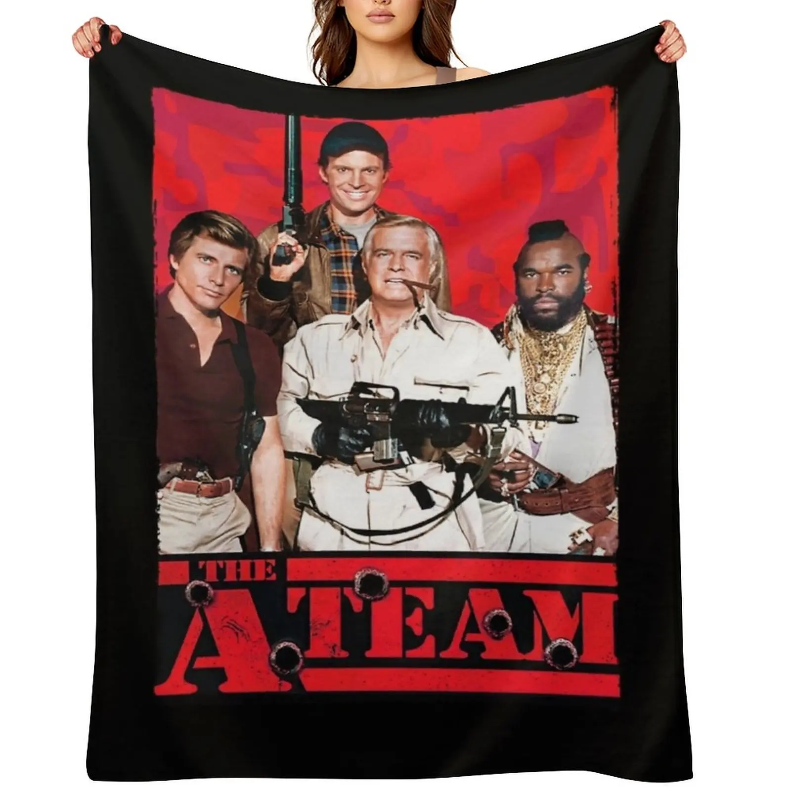 

The A-Team Throw Blanket Extra Large Throw Soft Sofas Blankets