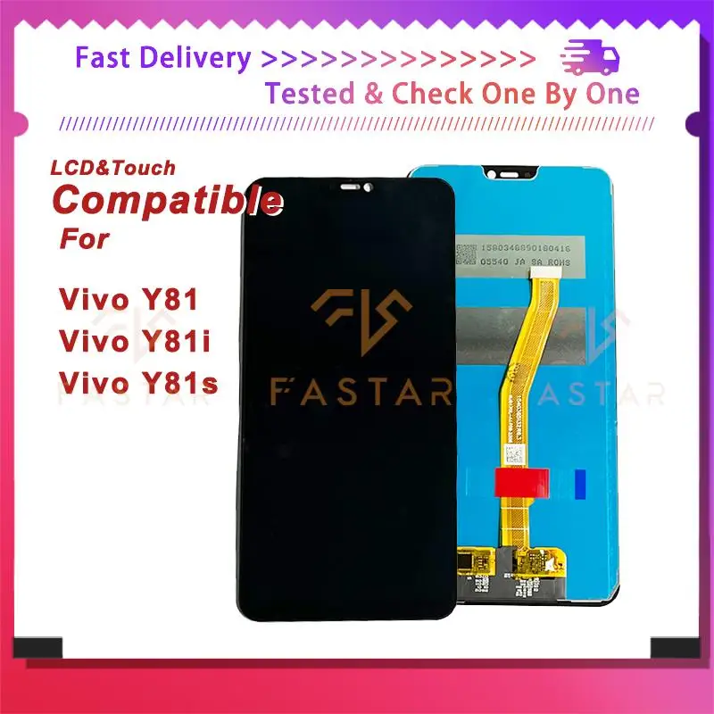 

6.22"Tested For VIVO Y81 Y81i Y81S LCD Display Touch Digitizer Assembly Replacement Phone Screen vivo Y81 VIVO Y81i lcd