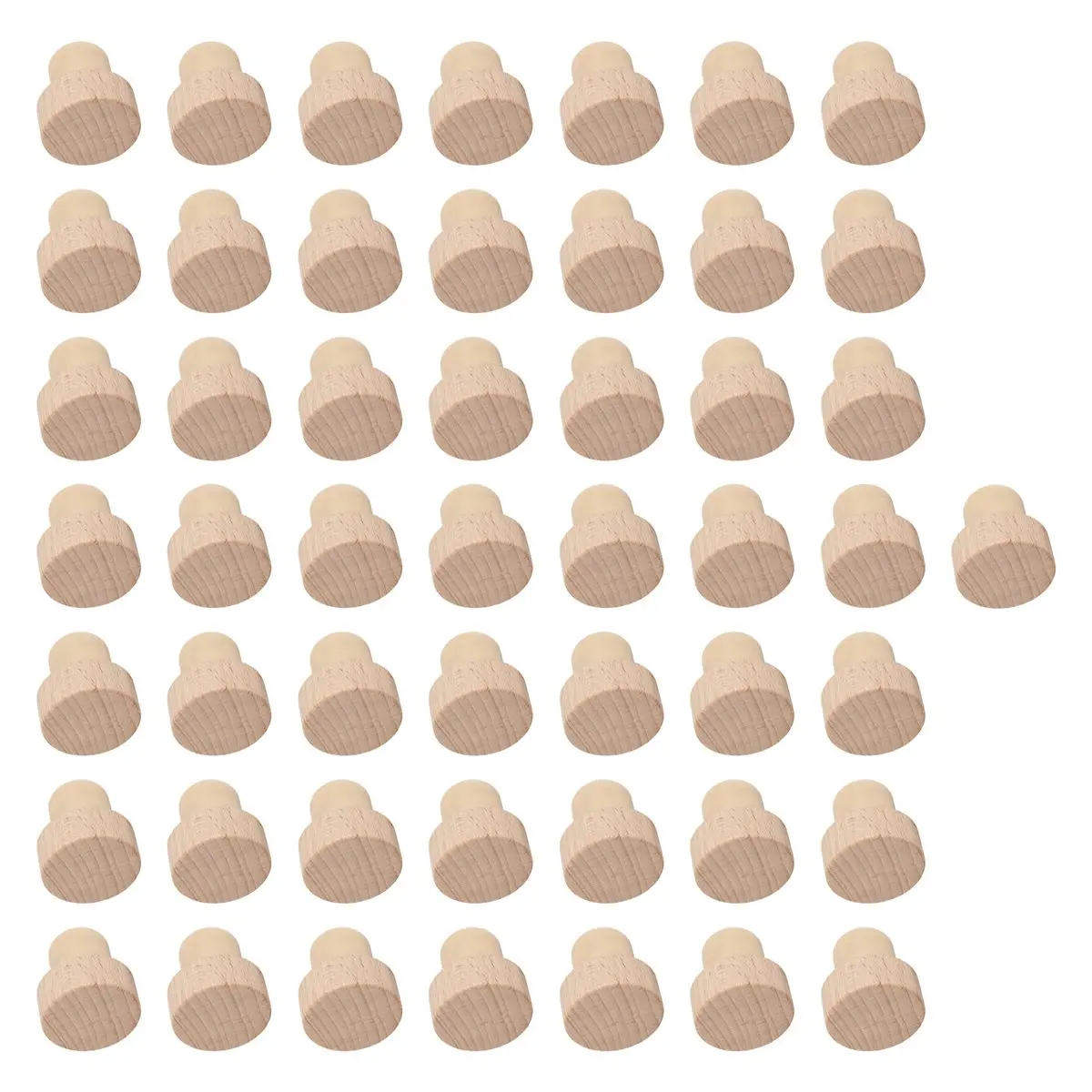 (ˉ﹃ˉ) 50Pc Wine Bottle Cork T Shaped Cork Plugs for Wine Cork Wine Stopper Reusable Wine Corks Wooden and Rubber Wine Stopper