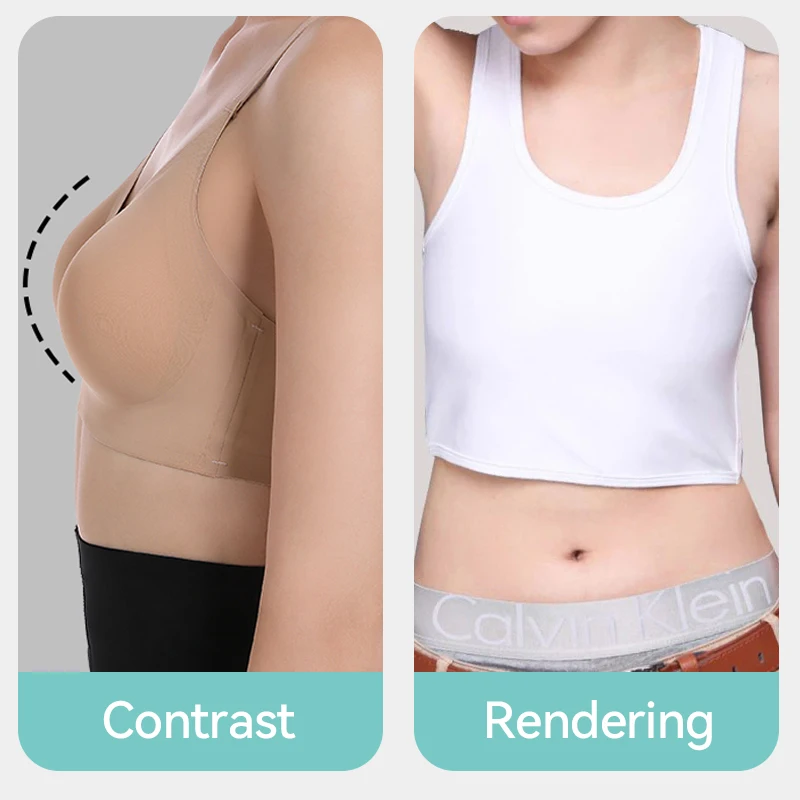 Buckle Breathable Breast Binder Trans Binders Short Women Chest Binder Lesbian Binder For Women