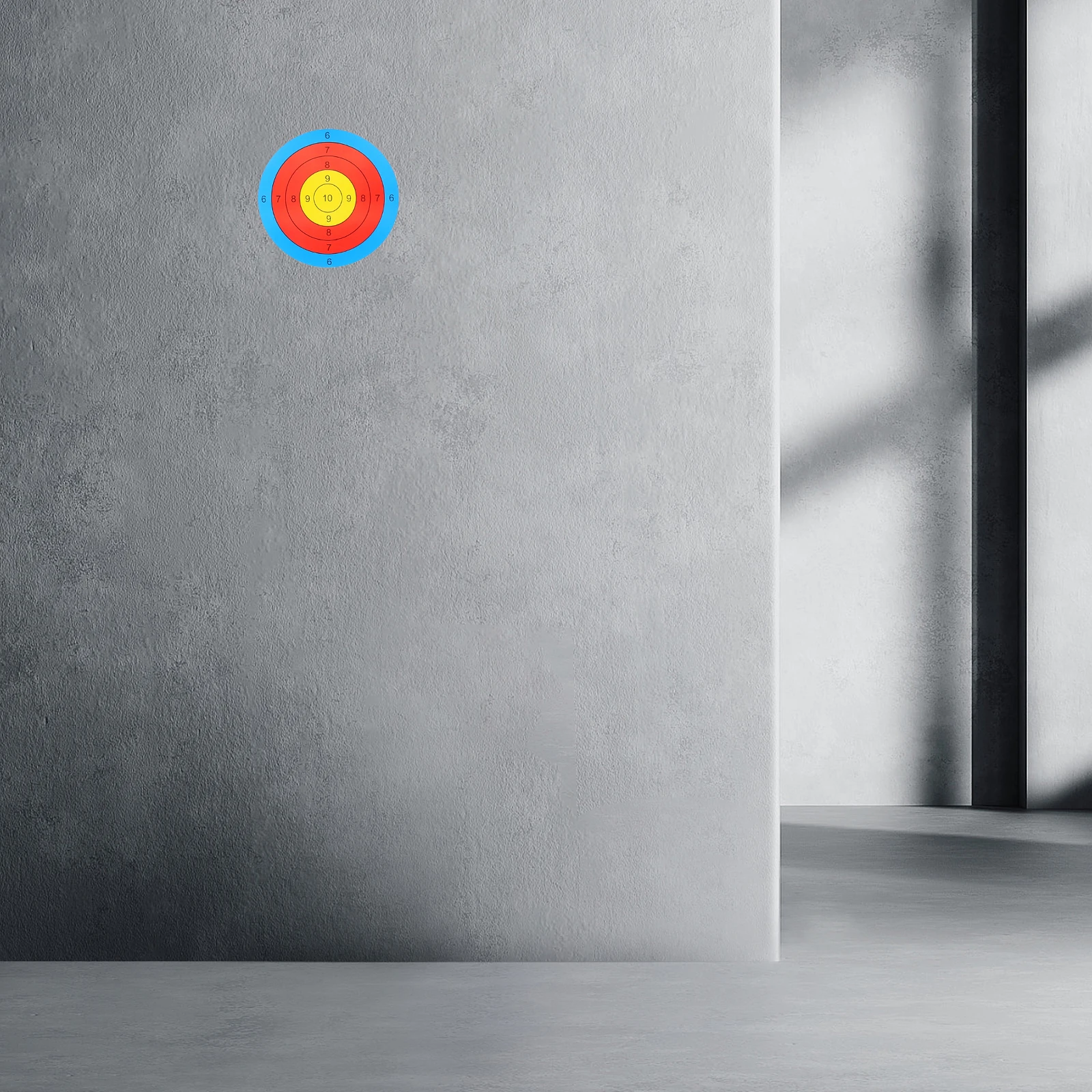 1 لفة من ملصقات هدف الرماية الفلورسنت 76 مم لاصق يتوهج في الظلام لعصا الهدف للتدريب على نطاق الرماية