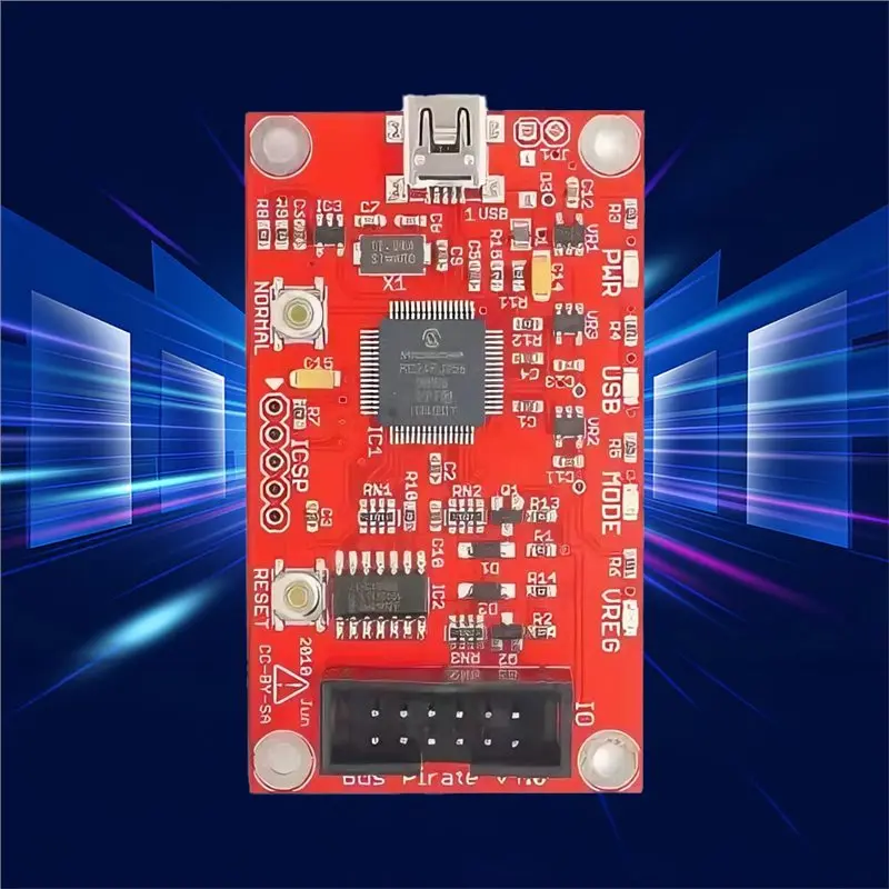 ABZW Universal Serial Port Simulation Bus Pirate V4 Debugger Downloader Programmer Interface Detection Tool Detector