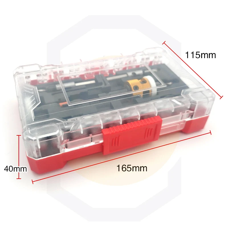 Friction Depth Stop Tapered Carbide Tipped Precise Countersink Low 1/4 Inch Quick Change Hex Shank Countersink Drill Bits Set