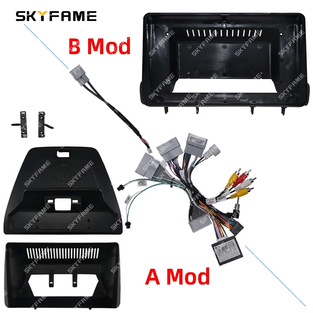 

SKYFAME Автомобильная рамка Fascia адаптер Canbus коробка декодер Android радио приборная фитинг панель комплект для Honda CRV