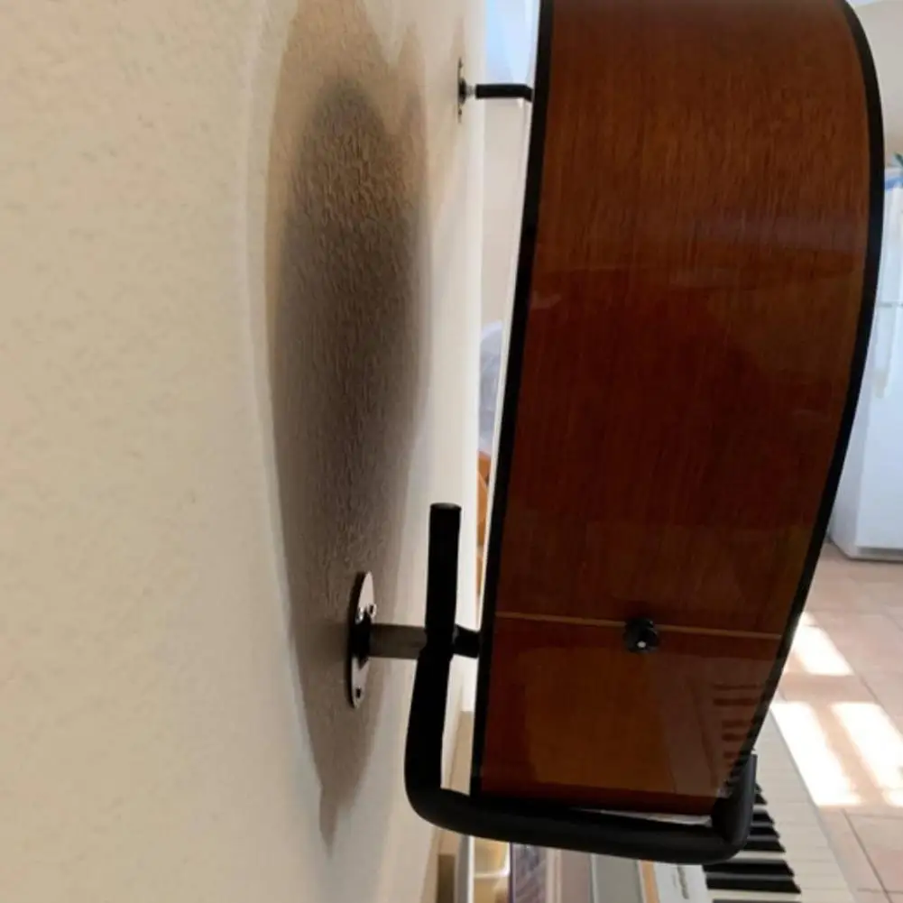 Guitarra acústica horizontal de metal guitarra montagem na parede cabide suporte para guitarra acústica baixo violinos mandolins slat display suporte